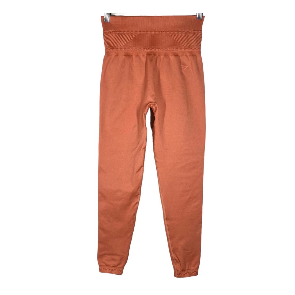 Gymshark Seamless Athletic Leggings Burnt Orange - Picture 1 of 7